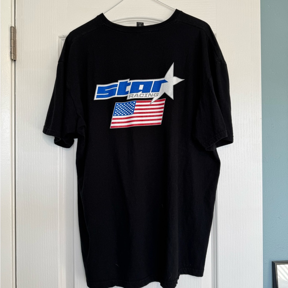 STAR Racing USA American flag Tshirt